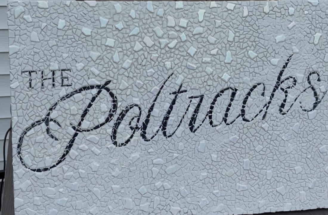 How I Made My DIY Mosaic Tile Name Sign