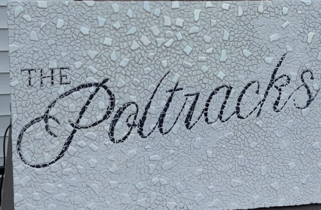 How I Made My DIY Mosaic Tile Name Sign