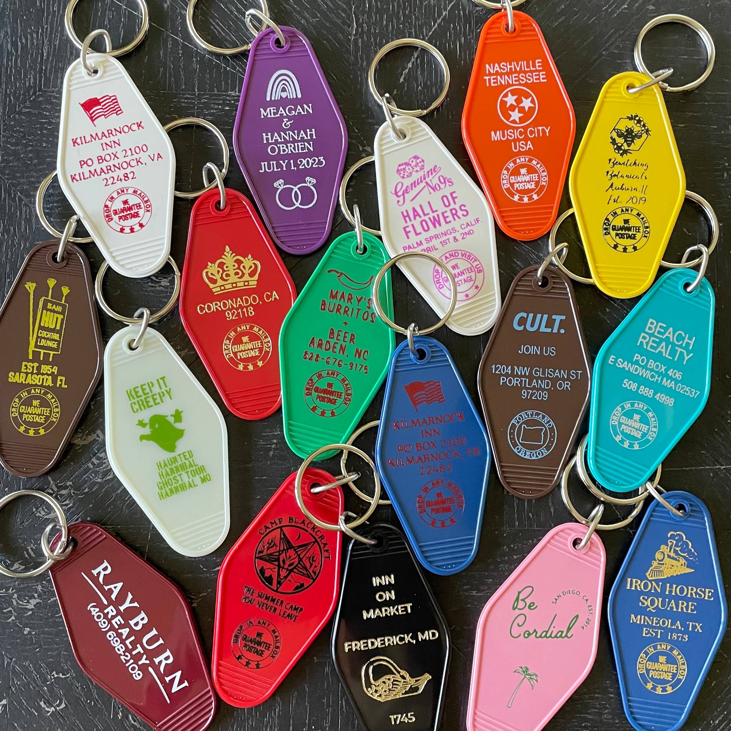 Topsail Island Motel Keychain