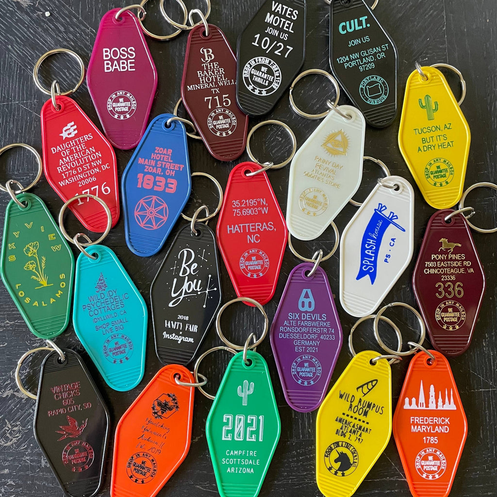 Topsail Island Motel Keychain