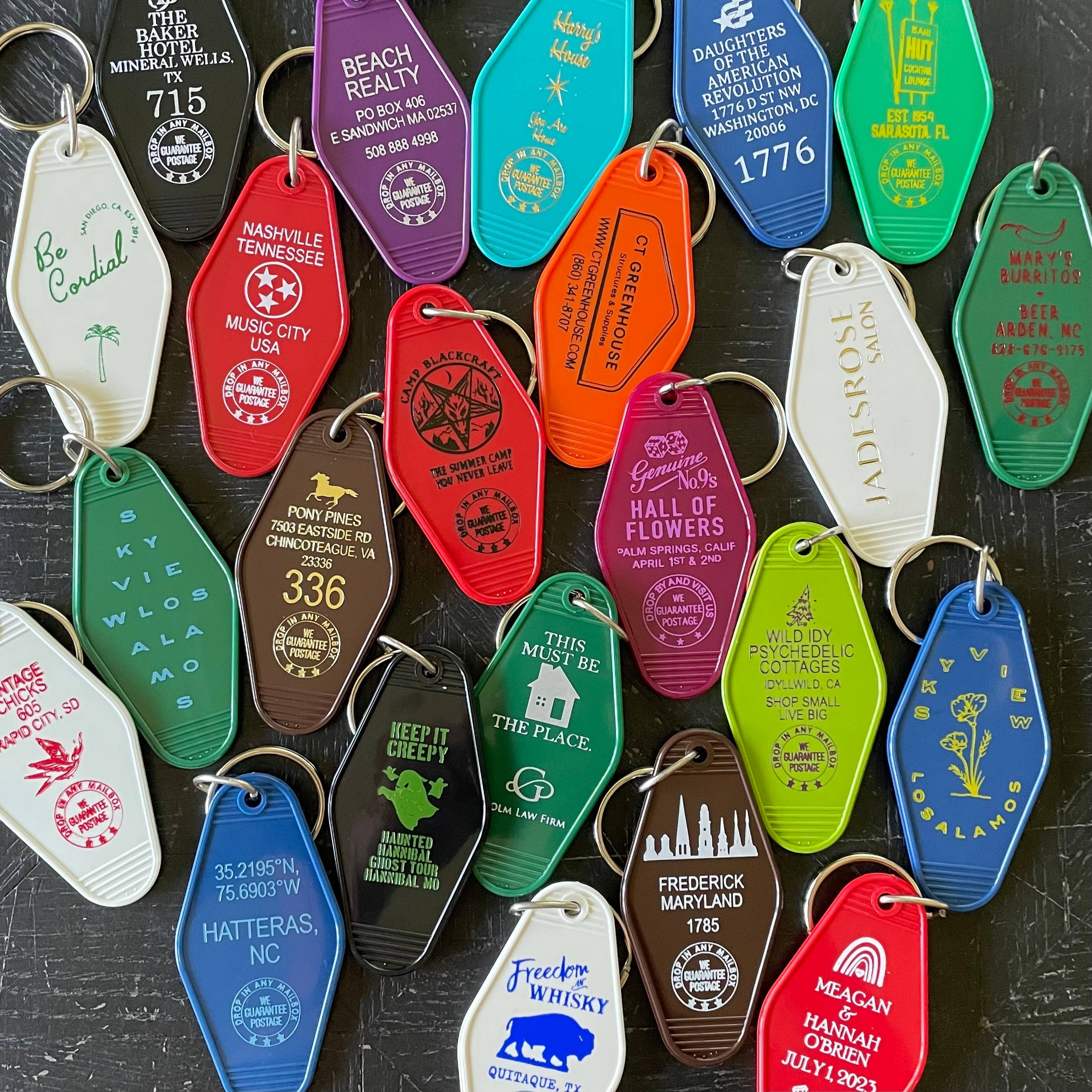 Topsail Island Motel Keychain