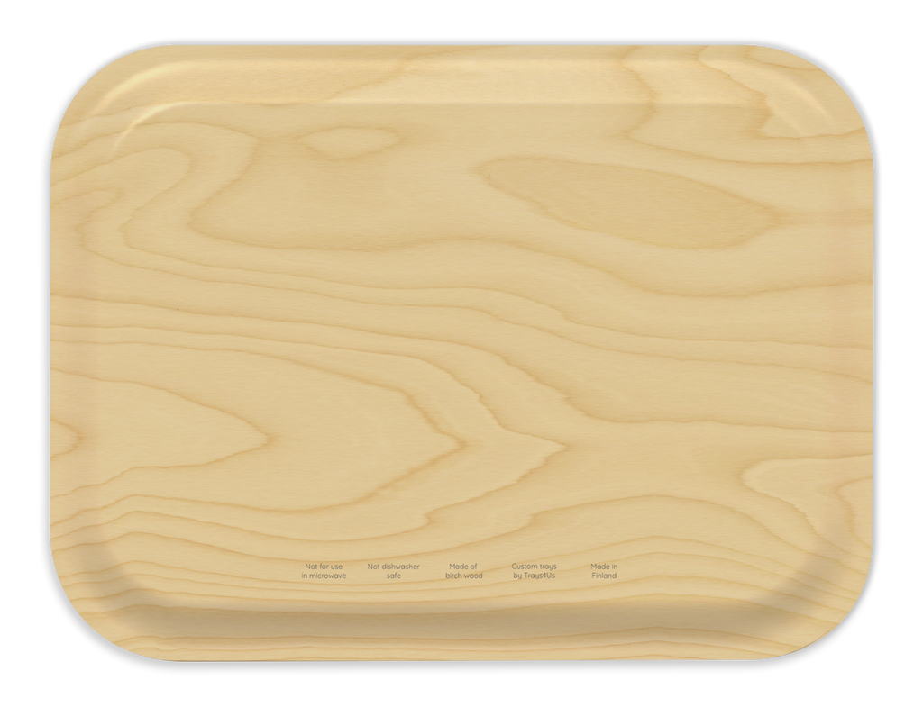 Custom Surf City Toile Serving Tray