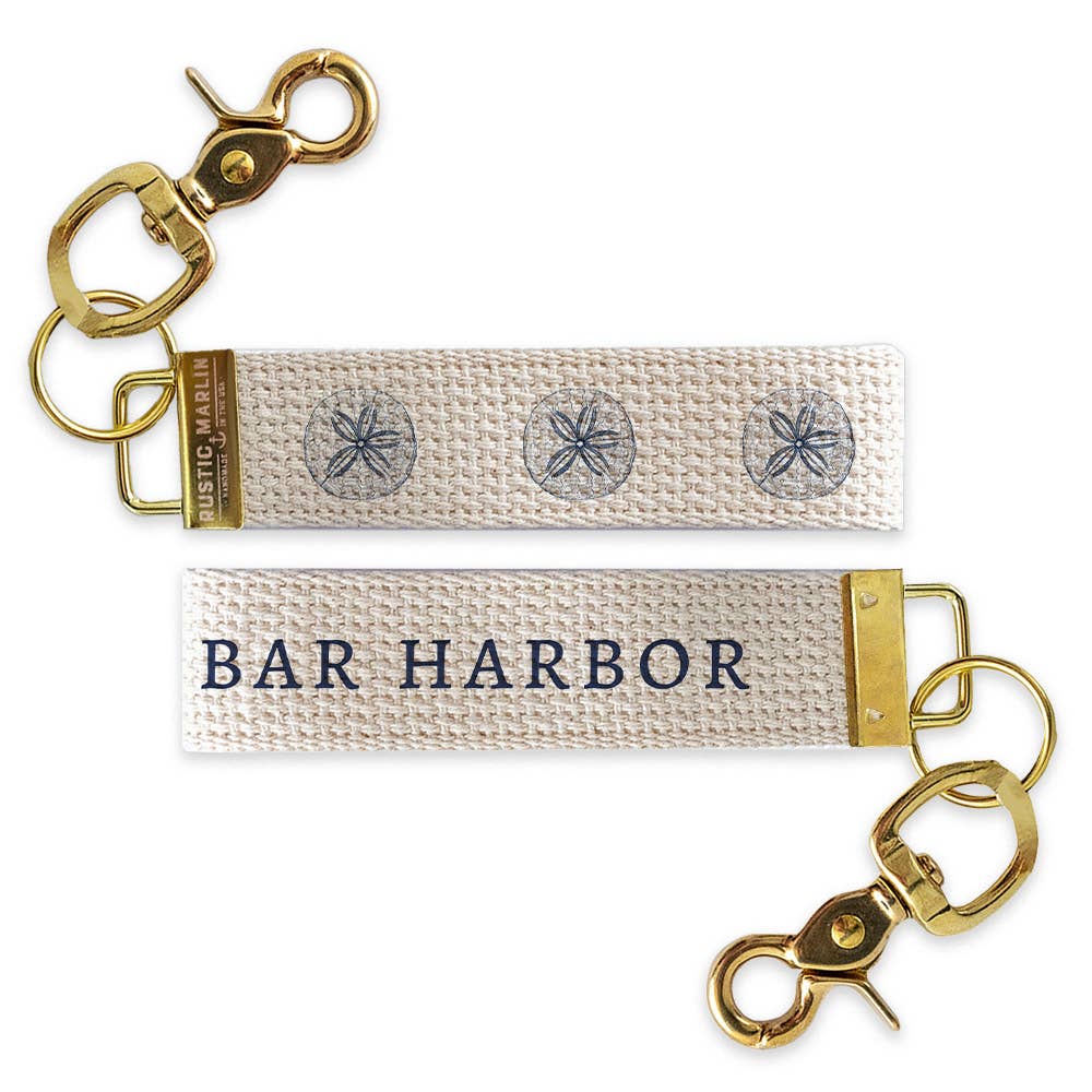Surf City Sand Dollar Keychain