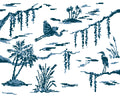 Carolina Coast Toile Needlepoint Canvas