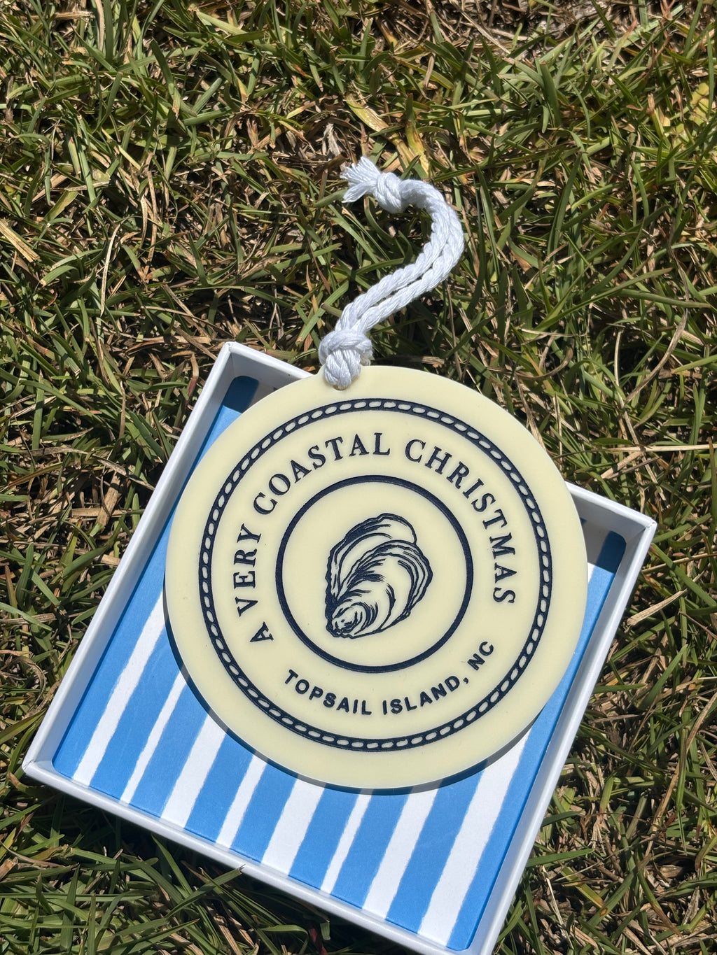 Topsail Island, NC Coastal Christmas Ornament