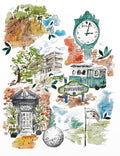 Village of Pinehurst Print