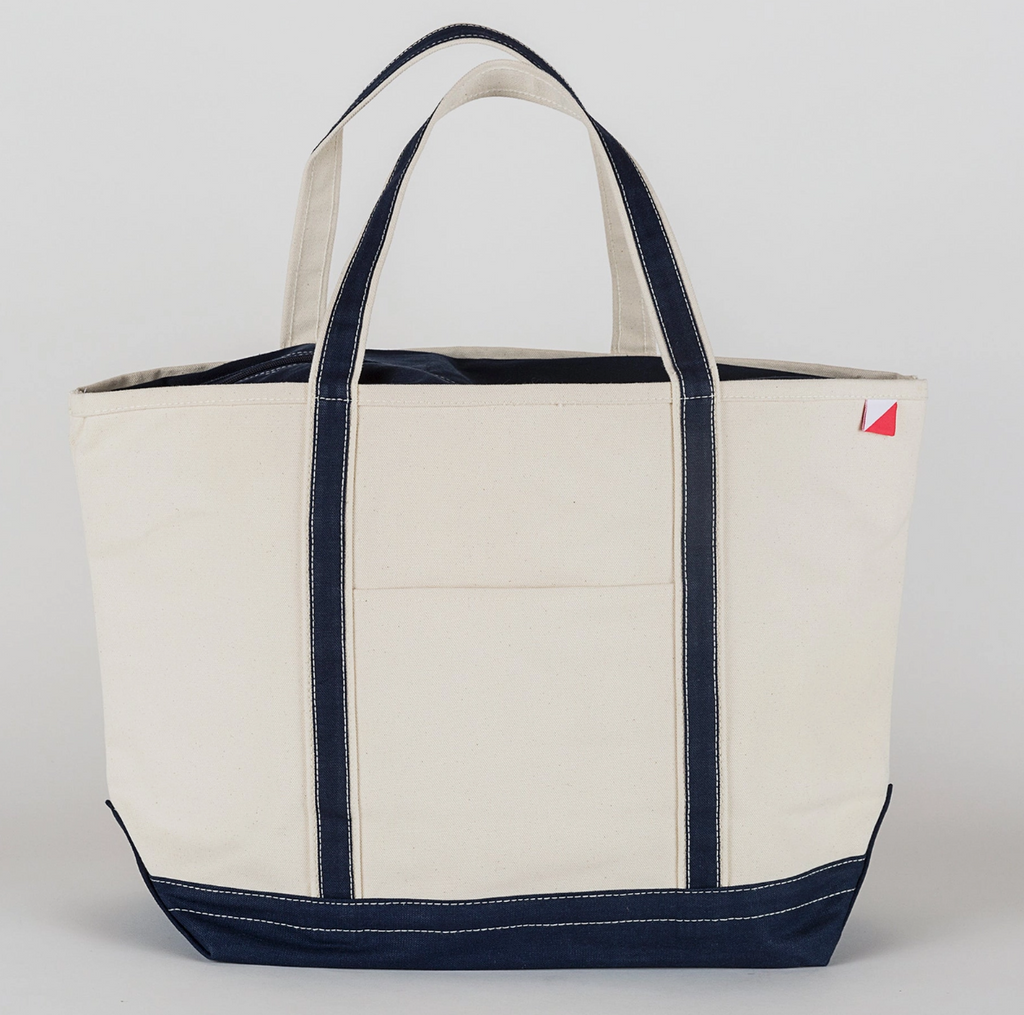 Large Custom Patch Tote Bag