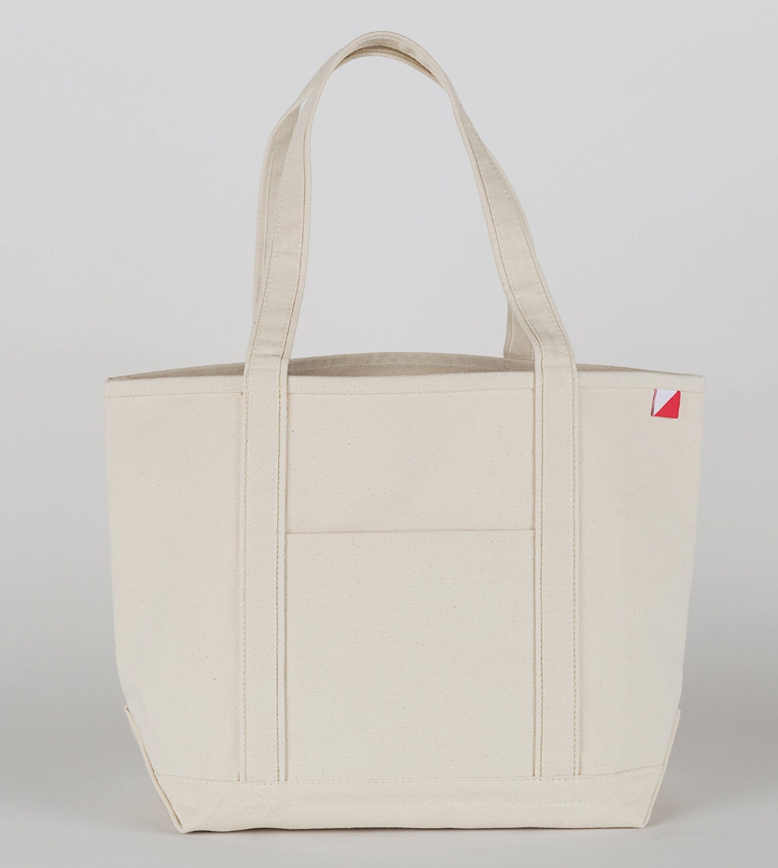 Large Custom Patch Tote Bag