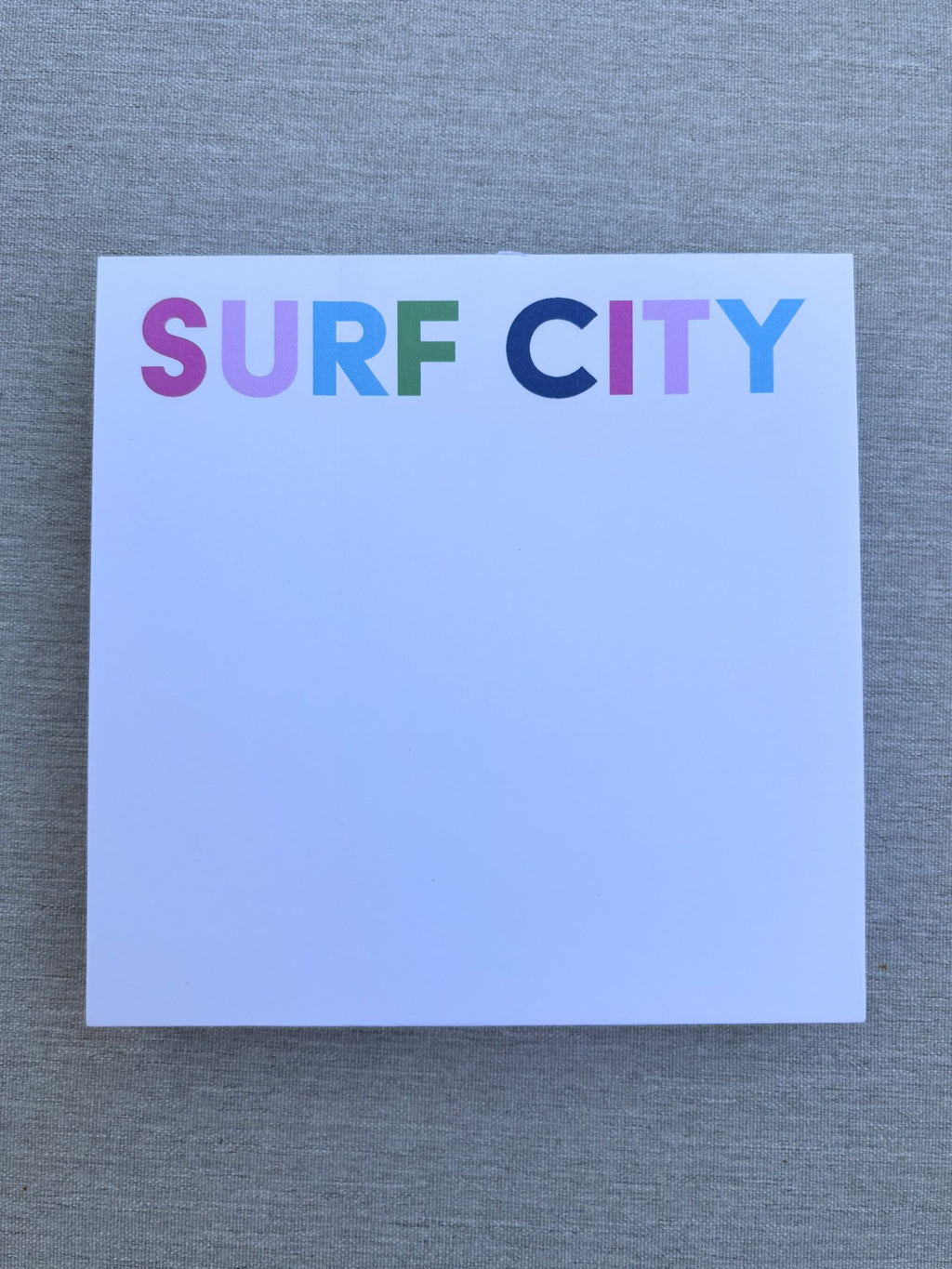 Surf City Multi-Color Notepad
