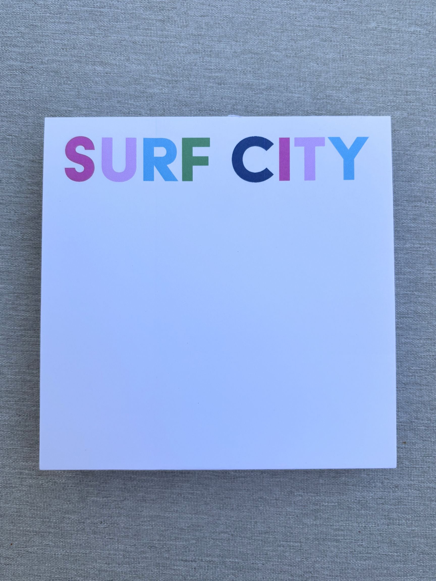 Surf City Multi-Color Notepad