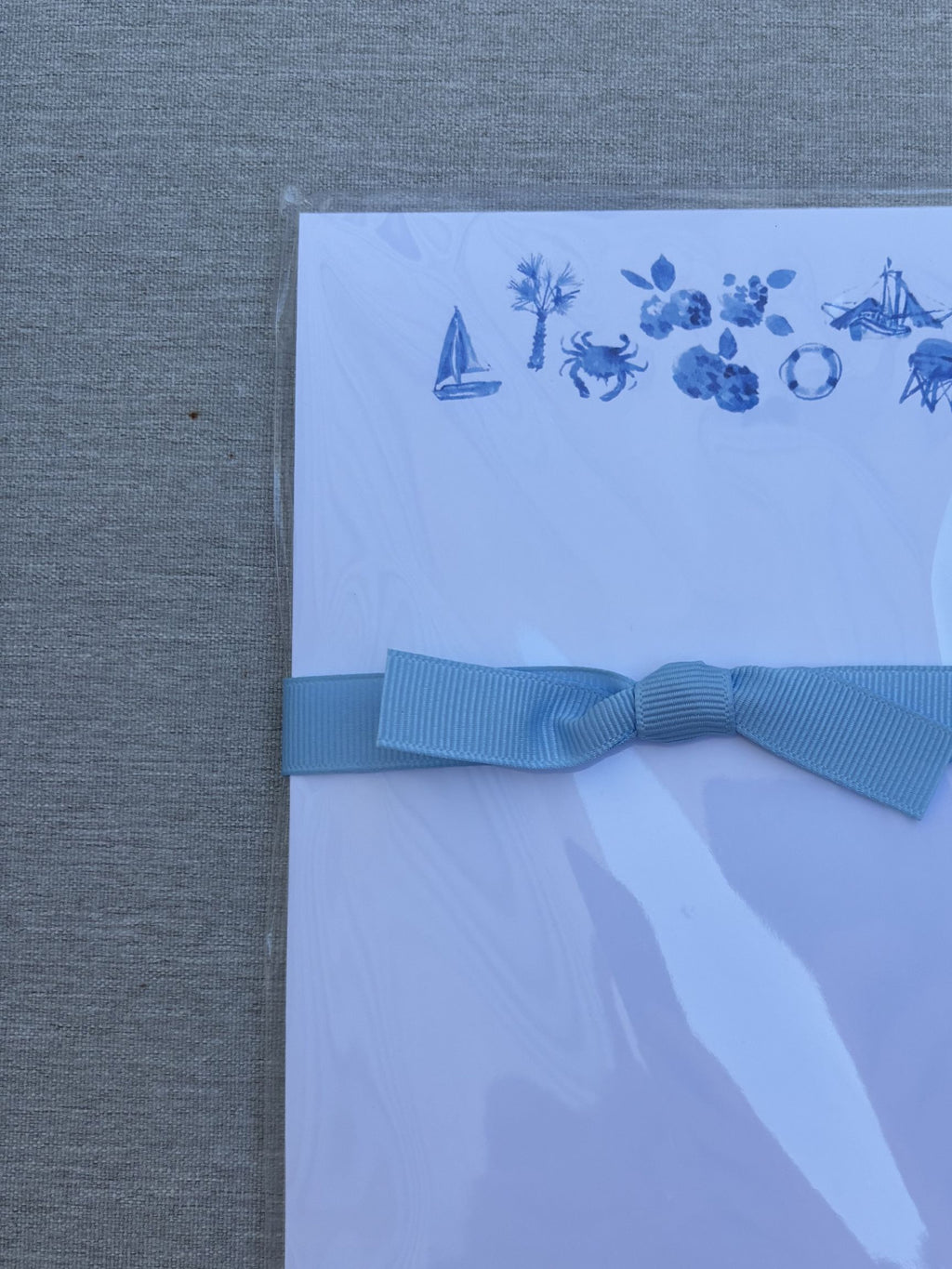 Coastal Motif Large Notepad