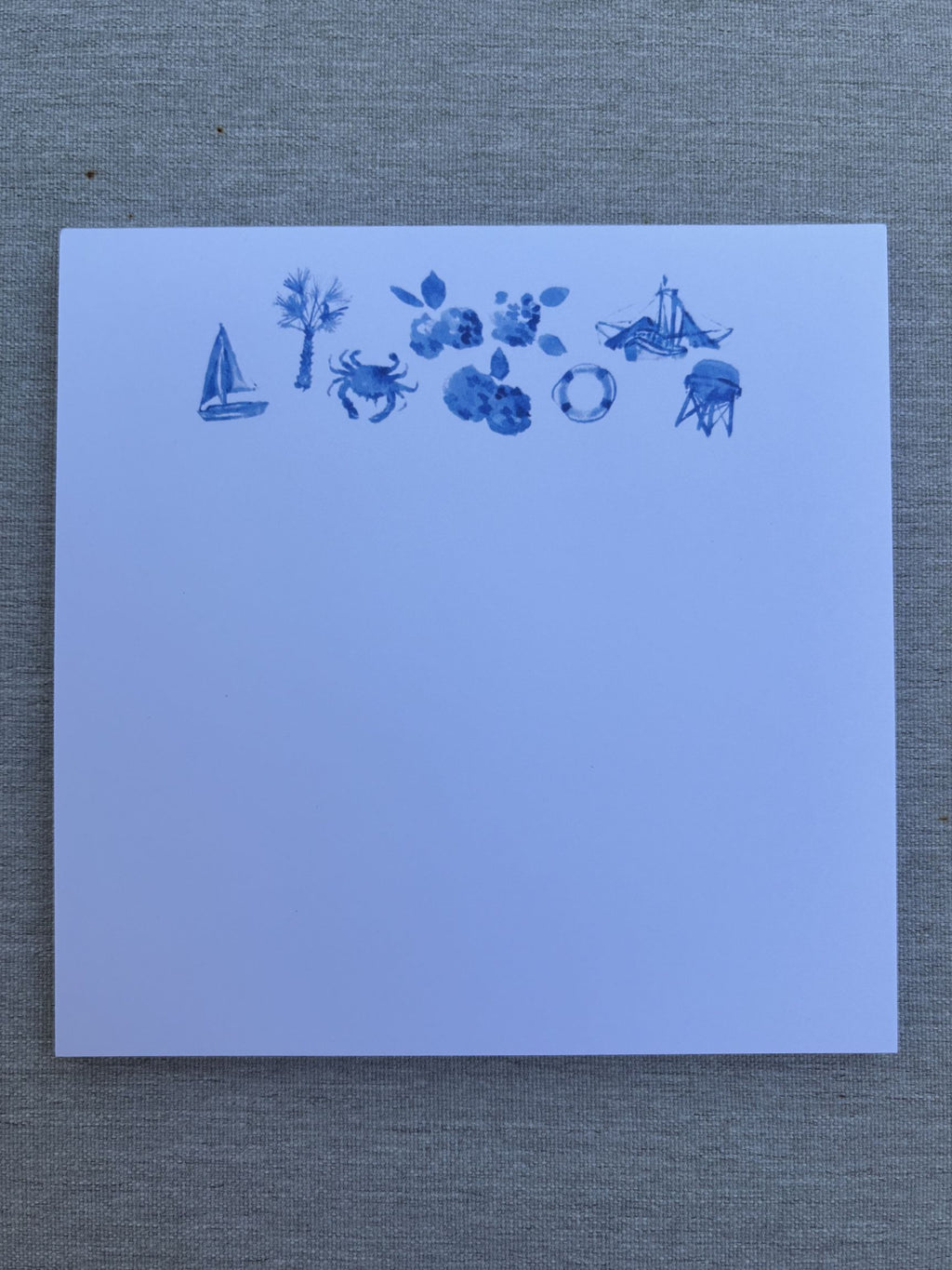 Coastal Motif Small Notepad