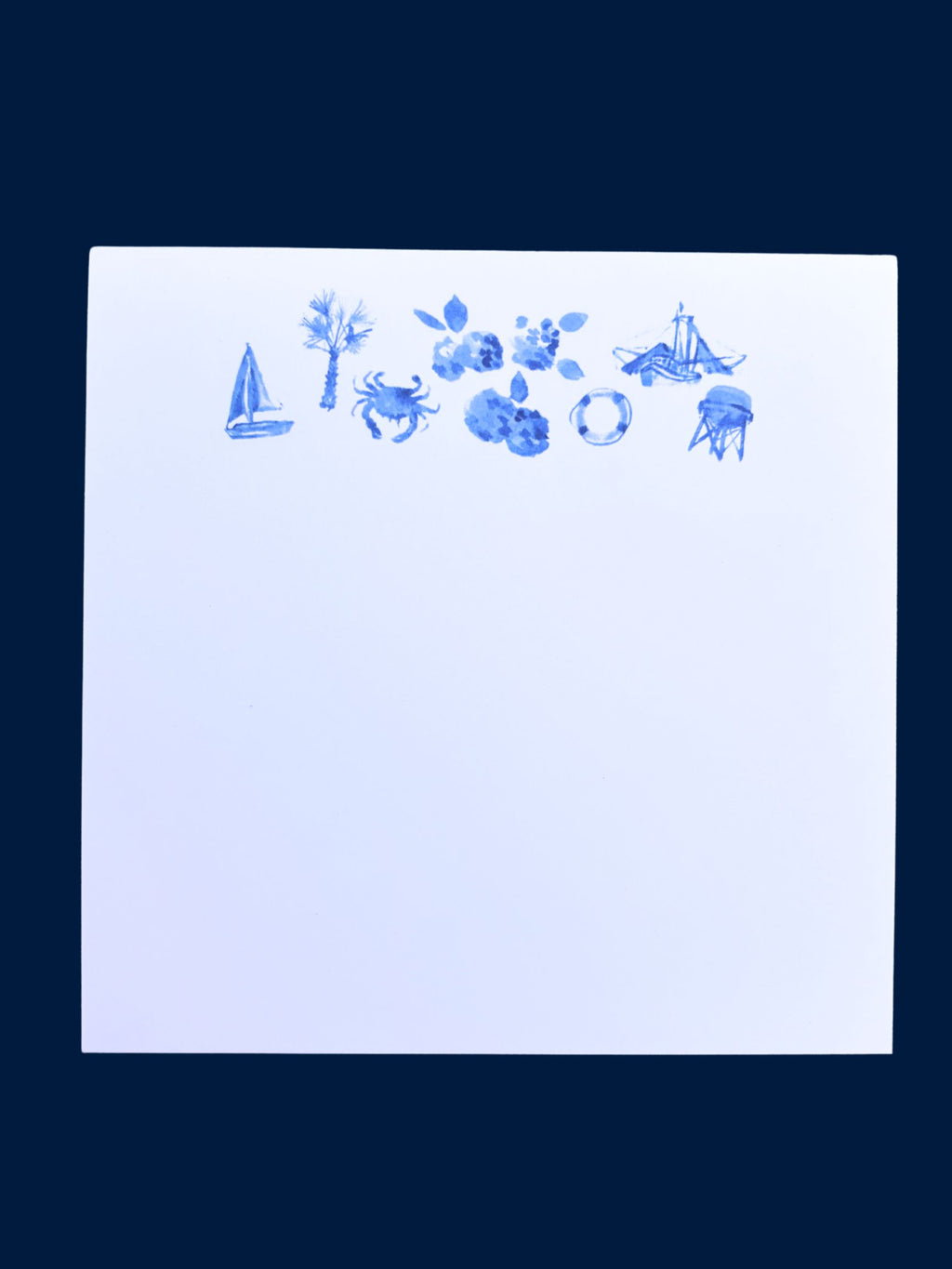 Coastal Motif Small Notepad