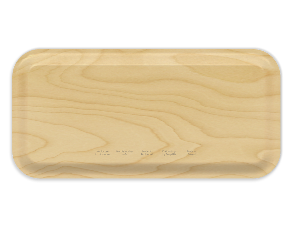 Custom Surf City Toile Serving Tray
