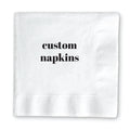 Custom Surf City Toile Cocktail Napkins