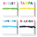 Surf City Multi Color Notepad